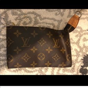 Authentic Louis Vuitton small cosmetic pouch